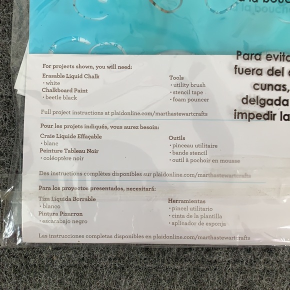 Martha Stewart Crafts Laser-cut Stencils Calligraphic Corners 19 Designs 33547 - Picture 9 of 11